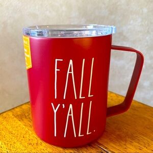 Rae Dunn FALL Y'ALL Insulated Stainless Steel Mug BRAND NEW!!